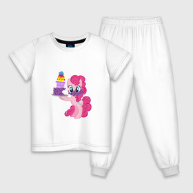 Детская пижама хлопок с принтом My Little Pony Pinkie Pie в Курске, 100% хлопок |  брюки и футболка прямого кроя, без карманов, на брюках мягкая резинка на поясе и по низу штанин
 | applejack | friendship | mylittlepony | rainbow dash | twilight sparkle | waifu | вайфу | дружба это магия | друзья | кони | моя маленькая пони | мультфильм | пони | радуга | ренбоу деш | эплджек