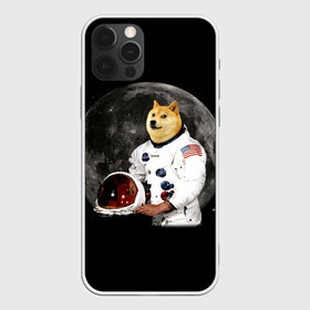 Чехол для iPhone 12 Pro Max с принтом Доги Космонавт в Курске, Силикон |  | doge | earth | mars | meme | moon | nasa | space | star | usa | америка | гагарин | доги | животные | звезда | земля | корги | космонавт | космос | луна | марс | мем | наса | планета | прикол | собака | сша | флаг