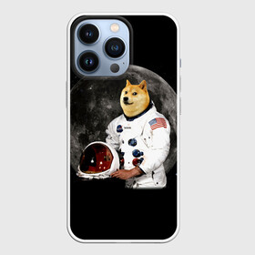 Чехол для iPhone 13 Pro с принтом Доги Космонавт в Курске,  |  | doge | earth | mars | meme | moon | nasa | space | star | usa | америка | гагарин | доги | животные | звезда | земля | корги | космонавт | космос | луна | марс | мем | наса | планета | прикол | собака | сша | флаг