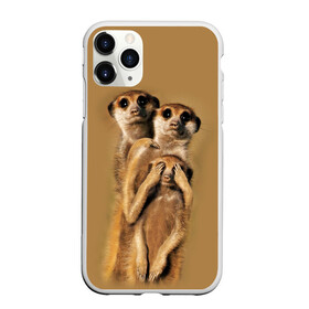 Чехол для iPhone 11 Pro матовый с принтом Сурикаты в Курске, Силикон |  | животные | прикол | прикольные животные | природа | смешные | смешные животные | сурикат
