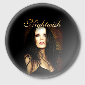Значок с принтом Nightwish в Курске,  металл | круглая форма, металлическая застежка в виде булавки | havy metal | music band | nightwish | nuclear blast | tarja | найтвиш | симфоник метал | тарья | туомас холопайнен | турунен | эмппу вуоринен
