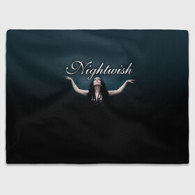 Плед 3D с принтом Nightwish with Tarja в Курске, 100% полиэстер | закругленные углы, все края обработаны. Ткань не мнется и не растягивается | nightwish | tarja | tarja turanen | turunen | найтвиш | тарья | тарья турунен | турунен