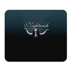 Коврик для мышки прямоугольный с принтом Nightwish with Tarja в Курске, натуральный каучук | размер 230 х 185 мм; запечатка лицевой стороны | Тематика изображения на принте: nightwish | tarja | tarja turanen | turunen | найтвиш | тарья | тарья турунен | турунен