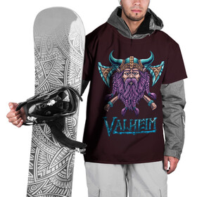 Накидка на куртку 3D с принтом Valheim Viking в Курске, 100% полиэстер |  | Тематика изображения на принте: fantasy | mmo | valheim | valve | валхейм | вальхейм | викинги | выживалка | игра | королевская битва | ммо | ролевая игра | фэнтази