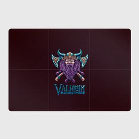 Магнитный плакат 3Х2 с принтом Valheim Viking в Курске, Полимерный материал с магнитным слоем | 6 деталей размером 9*9 см | fantasy | mmo | valheim | valve | валхейм | вальхейм | викинги | выживалка | игра | королевская битва | ммо | ролевая игра | фэнтази