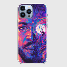 Чехол для iPhone 13 Pro Max с принтом KiD CuDi | КиД КуДи в Курске,  |  | bape | bape cudi | bape kid cudi | dape kid | kid cudi | neon | paint | space | байе кид | бейп | бейп кид куди | бейп куди | борода | брызги краски | бэйп | взгляд | голова | кид куди | космос | краска | крупным планом | лицо | луна