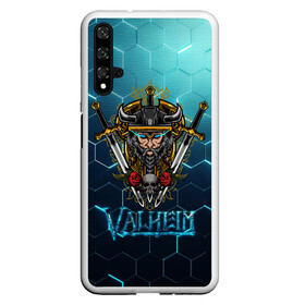 Чехол для Honor 20 с принтом Valheim Neon Samurai в Курске, Силикон | Область печати: задняя сторона чехла, без боковых панелей | fantasy | mmo | valheim | valve | валхейм | вальхейм | викинги | выживалка | игра | королевская битва | ммо | ролевая игра | фэнтази