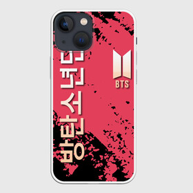 Чехол для iPhone 13 mini с принтом BTS LOGO  БТС ЛОГОТИП в Курске,  |  | bts | k pop | бойбенд | бтс | группа | к поп | корейская группа | логотип | музыка