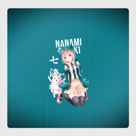 Магнитный плакат 3Х3 с принтом Чиаки Нанами (Danganronpa 2) в Курске, Полимерный материал с магнитным слоем | 9 деталей размером 9*9 см | anime | chiaki nanami | danganronpa | danganronpa 2 | аниме | манга | чиаки нанами