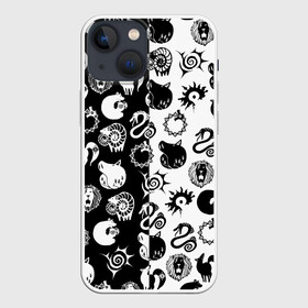 Чехол для iPhone 13 mini с принтом ЭМБЛЕМЫ 7 СМЕРТНЫХ ГРЕХОВ в Курске,  |  | anime | japan | japanese | jujutsu | jujutsu kaisen | kaisen | sukuna | tattoo | аниме | двуликий призрак | иероглифы | инумаки | итадори | итадори юдзи | магическая битва | нобара | панда | рёмен | рёмен сукуна | сатору | сукуна
