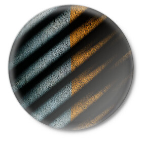 Значок с принтом SHADOW в Курске,  металл | круглая форма, металлическая застежка в виде булавки | shadow | наполовину | полосатое | тень