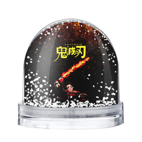 Снежный шар с принтом Танджиро Камадо в огне в Курске, Пластик | Изображение внутри шара печатается на глянцевой фотобумаге с двух сторон | demon slayer | kamado | kimetsu no yaiba | nezuko | tanjiro | аниме | гию томиока | зеницу агацума | иноске хашибира | камадо | клинок | корзинная девочка | манга | музан кибуцуджи | незуко | рассекающий демонов | танджиро
