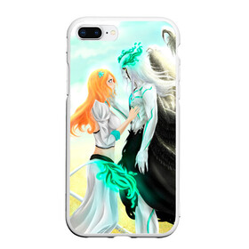 Чехол для iPhone 7Plus/8 Plus матовый с принтом Bleach Grimmjow and Orihime в Курске, Силикон | Область печати: задняя сторона чехла, без боковых панелей | bleach brave souls bleach anime art гриммджоу и орихиме  grimmjow and orihime