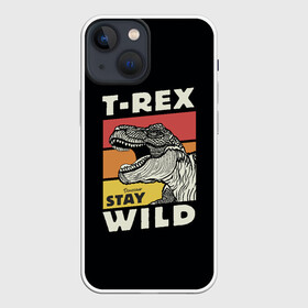 Чехол для iPhone 13 mini с принтом T rex Wild в Курске,  |  | 1976 | dino | t rex | trex | дино | динозавр | тирекс | хищник