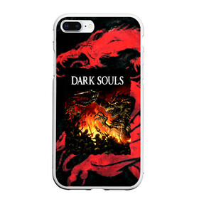 Чехол для iPhone 7Plus/8 Plus матовый с принтом DARKSOULS | DRAGON AGE в Курске, Силикон | Область печати: задняя сторона чехла, без боковых панелей | Тематика изображения на принте: dark souls | darksouls | tegunvte | темные души