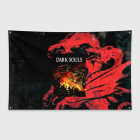 Флаг-баннер с принтом DARKSOULS | DRAGON AGE в Курске, 100% полиэстер | размер 67 х 109 см, плотность ткани — 95 г/м2; по краям флага есть четыре люверса для крепления | Тематика изображения на принте: dark souls | darksouls | tegunvte | темные души