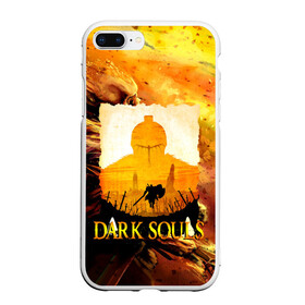 Чехол для iPhone 7Plus/8 Plus матовый с принтом DARKSOULS | SKULL&MAGIC в Курске, Силикон | Область печати: задняя сторона чехла, без боковых панелей | Тематика изображения на принте: dark souls | darksouls | tegunvte | темные души