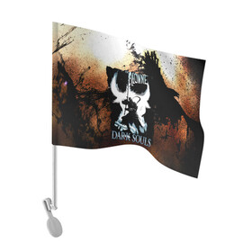 Флаг для автомобиля с принтом DARKSOULS KNIGHT в Курске, 100% полиэстер | Размер: 30*21 см | dark souls | darksouls | tegunvte | темные души