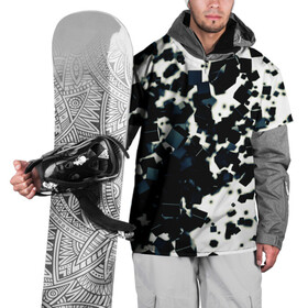 Накидка на куртку 3D с принтом KUBIKI в Курске, 100% полиэстер |  | Тематика изображения на принте: bricks | абстракция | кубики | молодежное | пестрое | черно белое