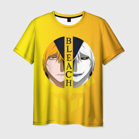 Мужская футболка 3D с принтом Хичиго Bleach в Курске, 100% полиэфир | прямой крой, круглый вырез горловины, длина до линии бедер | bleach | hichigo | ichigo | kurosaki | блич | ичиго | куросаки | хичиго
