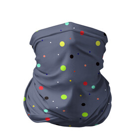 Бандана-труба 3D с принтом Цветные шарики | Colored balls в Курске, 100% полиэстер, ткань с особыми свойствами — Activecool | плотность 150‒180 г/м2; хорошо тянется, но сохраняет форму | circle | зеленый | красочный | круг | мяч | чернить
