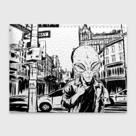 Обложка для студенческого билета с принтом Портрет пришельца в Нью Йорке в Курске, натуральная кожа | Размер: 11*8 см; Печать на всей внешней стороне | alien | art | hipster | illustration | landscape | new york | ufo | арт | иллюстрация | инопланетянин | картина | нло | нью йорк | пейзаж | пешеходный переход | пришелец | рисунок | рисунок карандашом | светофор | указатель