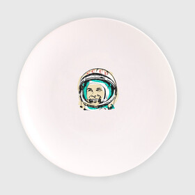 Тарелка 3D с принтом Юрий Гагарин в Курске, фарфор | диаметр - 210 мм
диаметр для нанесения принта - 120 мм | астронавт | восток1 | гагарин | земля | космонавт | космос | планеты | юрий