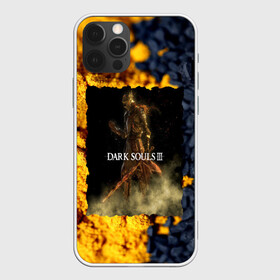 Чехол для iPhone 12 Pro с принтом DARK SOULS 3 в Курске, силикон | область печати: задняя сторона чехла, без боковых панелей | dark souls | darksouls | tegunvte | темные души