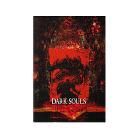 Обложка для паспорта матовая кожа с принтом DARK SOULS GAME STORY в Курске, натуральная матовая кожа | размер 19,3 х 13,7 см; прозрачные пластиковые крепления | Тематика изображения на принте: dark souls | darksouls | tegunvte | темные души