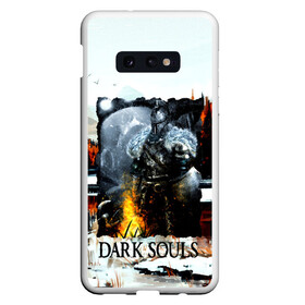 Чехол для Samsung S10E с принтом DARK SOULS NEW в Курске, Силикон | Область печати: задняя сторона чехла, без боковых панелей | Тематика изображения на принте: dark souls | darksouls | tegunvte | темные души