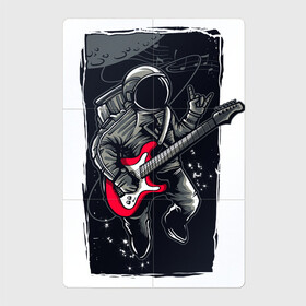Магнитный плакат 2Х3 с принтом Астронавт музыкант в Курске, Полимерный материал с магнитным слоем | 6 деталей размером 9*9 см | Тематика изображения на принте: астронавт | астронавт музыкант | космонавт | космос