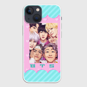 Чехол для iPhone 13 mini с принтом BTS совместный портрет арт в Курске,  |  | bts | k pop | kpop | rm | аниме | бтс | ви | джей хоуп | джонгук | кпоп | сюга | чимин | чин | япония