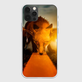 Чехол для iPhone 12 Pro Max с принтом Лиса с рогами оленя в Курске, Силикон |  | Тематика изображения на принте: fox | foxy | животное | звери | лиса | лисенок | лисичка | милая | рыжая | фокс