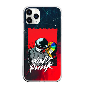 Чехол для iPhone 11 Pro матовый с принтом DAFT PUNK MUSIC в Курске, Силикон |  | Тематика изображения на принте: by craig drake | daft punk | madeinkipish | thomas bangalter | дафт панк | маски | тома и ги мануэль