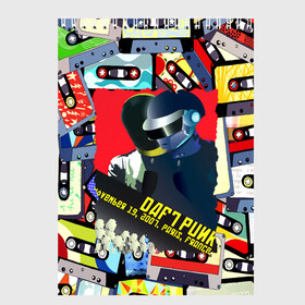 Скетчбук с принтом Daft Punk Records в Курске, 100% бумага
 | 48 листов, плотность листов — 100 г/м2, плотность картонной обложки — 250 г/м2. Листы скреплены сверху удобной пружинной спиралью | by craig drake | daft punk | madeinkipish | thomas bangalter | дафт панк | маски | тома и ги мануэль