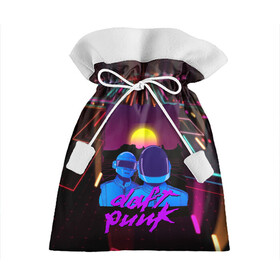 Подарочный 3D мешок с принтом Daft Punk Electrix в Курске, 100% полиэстер | Размер: 29*39 см | Тематика изображения на принте: by craig drake | daft punk | madeinkipish | thomas bangalter | дафт панк | маски | тома и ги мануэль