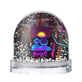 Снежный шар с принтом Daft Punk Electrix в Курске, Пластик | Изображение внутри шара печатается на глянцевой фотобумаге с двух сторон | by craig drake | daft punk | madeinkipish | thomas bangalter | дафт панк | маски | тома и ги мануэль