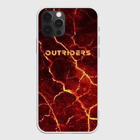Чехол для iPhone 12 Pro Max с принтом OUTRIDERS в Курске, Силикон |  | outriders | земля | игра | лава | пиромант | текстура | трещины