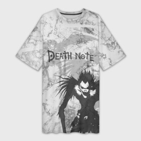 Платье-футболка 3D с принтом Death Note : Ryuk в Курске,  |  | Тематика изображения на принте: anime | death note | ryuk | аниме | герой | зло | манга | монстр | персонаж | рюк | страшный | хоррор