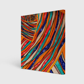 Холст квадратный с принтом Абстрактное течение в Курске, 100% ПВХ |  | абстрактное течение | абстракция | витраж | колейдоскоп | линии | мозаика | палитра | полосы | радуга | текстуры | узор | цвета