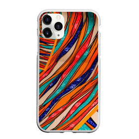 Чехол для iPhone 11 Pro матовый с принтом Абстрактное течение в Курске, Силикон |  | абстрактное течение | абстракция | витраж | колейдоскоп | линии | мозаика | палитра | полосы | радуга | текстуры | узор | цвета