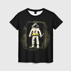 Женская футболка 3D с принтом Первая Высадка На Луну в Курске, 100% полиэфир ( синтетическое хлопкоподобное полотно) | прямой крой, круглый вырез горловины, длина до линии бедер | 12 | 1961 | astronaut | duck | gagarin | mars | nasa | space | spacex | sssr | yuri | апрель | астронавт | гагарин | день | земля | космонавт | космонавтика | космос | луна | марс | наса | планета | поехали | полёт | ракета | ссср | утенок |