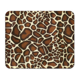 Коврик для мышки прямоугольный с принтом Жираф в Курске, натуральный каучук | размер 230 х 185 мм; запечатка лицевой стороны | Тематика изображения на принте: giraffe | животное | жираф | пятна | текстура