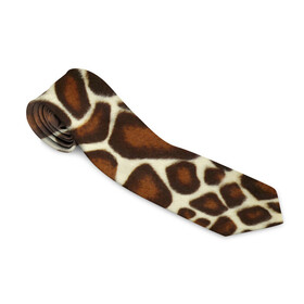 Галстук 3D с принтом Жираф в Курске, 100% полиэстер | Длина 148 см; Плотность 150-180 г/м2 | Тематика изображения на принте: giraffe | животное | жираф | пятна | текстура