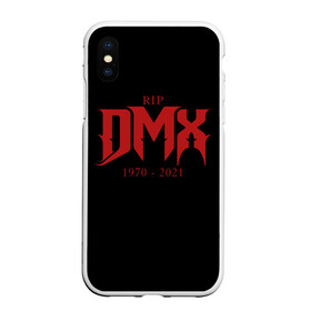 Чехол для iPhone XS Max матовый с принтом DMX RIP (1970-2021) в Курске, Силикон | Область печати: задняя сторона чехла, без боковых панелей | Тематика изображения на принте: 1970 | 2021 | 50 | cent | coast | cube | dmx | earl | east | gangsta | hardcore | hip | hop | ice | in | legend | music | pace | rap | requiescat | rip | simmons | гангстер | легенда | музыка | рип | рэп | рэпер | симмонс | хип | хоп | эрл