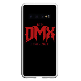 Чехол для Samsung Galaxy S10 с принтом DMX RIP (1970-2021) в Курске, Силикон | Область печати: задняя сторона чехла, без боковых панелей | Тематика изображения на принте: 1970 | 2021 | 50 | cent | coast | cube | dmx | earl | east | gangsta | hardcore | hip | hop | ice | in | legend | music | pace | rap | requiescat | rip | simmons | гангстер | легенда | музыка | рип | рэп | рэпер | симмонс | хип | хоп | эрл