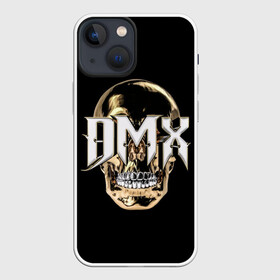 Чехол для iPhone 13 mini с принтом DMX Skull в Курске,  |  | 1970 | 2021 | 50 | cent | coast | cube | dmx | earl | east | gangsta | hardcore | hip | hop | ice | in | legend | music | pace | rap | requiescat | rip | simmons | skull | гангстер | легенда | музыка | рип | рэп | рэпер | симмонс | хип | хоп | че