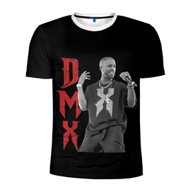 Мужская футболка 3D спортивная с принтом DMX | Earl Simmons в Курске, 100% полиэстер с улучшенными характеристиками | приталенный силуэт, круглая горловина, широкие плечи, сужается к линии бедра | 1970 | 2021 | 50 | cent | coast | cube | dmx | earl | east | gangsta | hardcore | hip | hop | ice | in | legend | music | pace | rap | requiescat | rip | simmons | гангстер | легенда | музыка | рип | рэп | рэпер | симмонс | хип | хоп | эрл