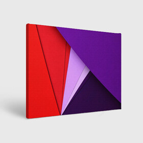 Холст прямоугольный с принтом ORIGAMI в Курске, 100% ПВХ |  | origami | геометрия | красный | линии | сиреневый | треугольники