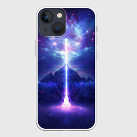 Чехол для iPhone 13 mini с принтом Яркий взрыв в космосе в Курске,  |  | взрыв | взрыв в космосе | космос | неоновые принты | яркий взрыв | яркий свет.